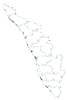Kerala District Map